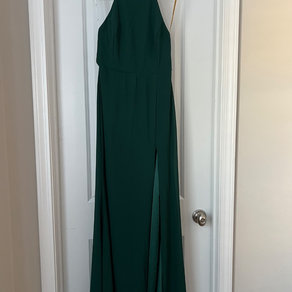 Lulus Captured Your Heart Hunter Green Halter Maxi Dress - Picture 4 of 9